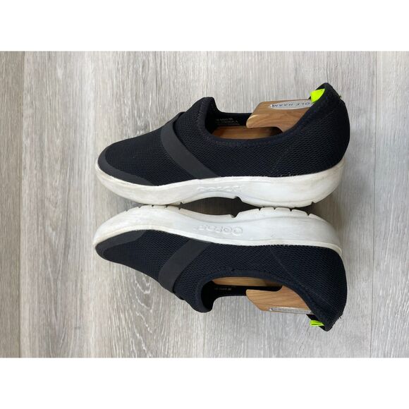 Oofos Oomg Low Women's Sneaker Slip-On Synthetic 8 Black Athletic Recovery Shoes - Picture 5 of 10